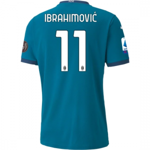 Jalkapallo pelipaidat AC Milan Zlatan Ibrahimović 11 Kolmas 2020 21 – Lyhythihainen