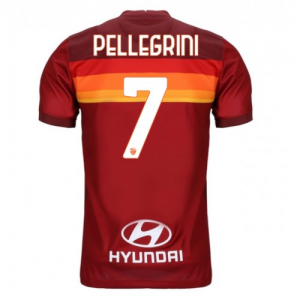 Jalkapallo pelipaidat AS Roma Lorenzo Pellegrini 7 Koti 2020 21 – Lyhythihainen