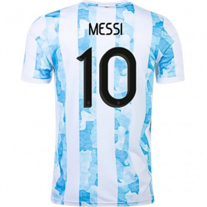Jalkapallo pelipaidat Argentiina Lionel Messi 10 Koti 20-21 – Lyhythihainen
