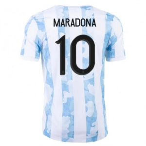 Jalkapallo pelipaidat Argentiina Maradona 10 Koti 20-21 – Lyhythihainen