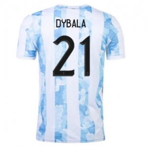 Jalkapallo pelipaidat Argentiina Paulo Dybala 21 Koti 20-21 – Lyhythihainen