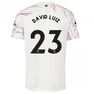 Jalkapallo pelipaidat Arsenal David Luiz 23 Vieras 2020 21 – Lyhythihainen