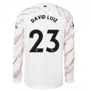 Jalkapallo pelipaidat Arsenal David Luiz 23 Vieras 2020 21 – Pitkähihainen