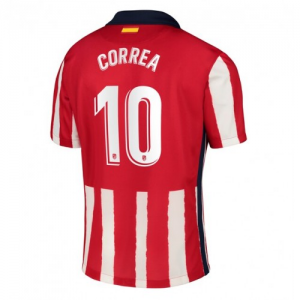 Jalkapallo pelipaidat Atlético Madrid Angel Correa 10 Koti 2020 21 – Lyhythihainen