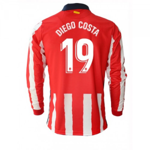 Jalkapallo pelipaidat Atlético Madrid Diego Costa 19 Koti 2020 21 – Pitkähihainen