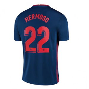 Jalkapallo pelipaidat Atlético Madrid Mario Hermoso 22 Vieras 2020 21 – Lyhythihainen