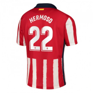 Jalkapallo pelipaidat Atlético Madrid Mario Hermoso 22 Koti 2020 21 – Lyhythihainen