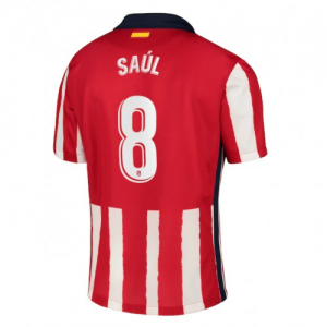 Jalkapallo pelipaidat Atlético Madrid Saul Niguez 8 Koti 2020 21 – Lyhythihainen
