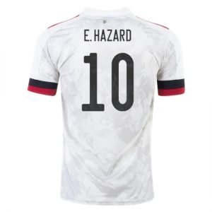 Jalkapallo pelipaidat Belgia Eden Hazard 10 Vieras UEFA Euro 2020 – Lyhythihainen