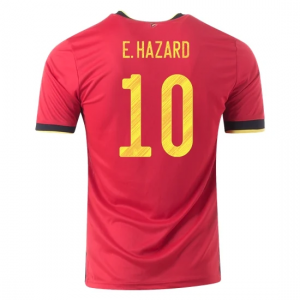 Jalkapallo pelipaidat Belgia Eden Hazard 10 Koti UEFA Euro 2020 – Lyhythihainen