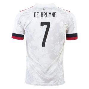 Jalkapallo pelipaidat Belgia Kevin De Bruyne 7 Vieras UEFA Euro 2020 – Lyhythihainen