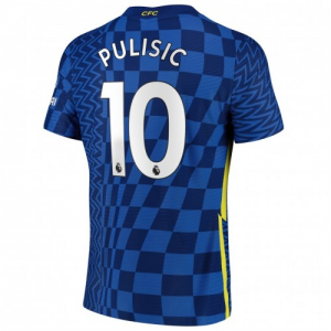 Jalkapallo pelipaidat Chelsea Christian Pulisic 10 Koti 2021-22 – Lyhythihainen