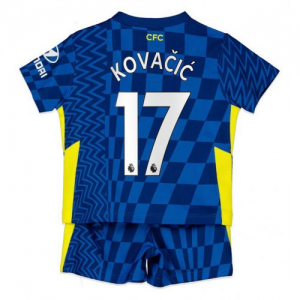 Jalkapallo Pelipaidat/Peliasut Chelsea Mateo Kovacic 17 Lasten Kotis 2021 22 – Lyhythihainen（Sisältää Shortsit）