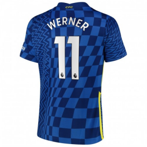 Jalkapallo pelipaidat Chelsea Timo Werner 11 Koti 2021-22 – Lyhythihainen