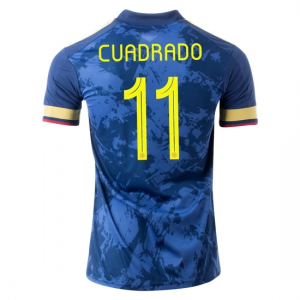 Jalkapallo pelipaidat Kolumbia Juan Cuadrado 11 Vieras 20-21 – Lyhythihainen
