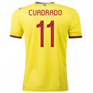 Jalkapallo pelipaidat Kolumbia Juan Cuadrado 11 Koti 20-21 – Lyhythihainen