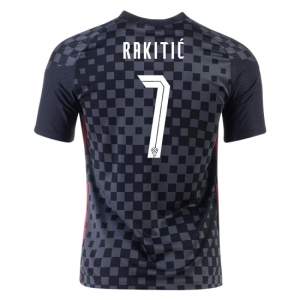 Jalkapallo pelipaidat Kroatia Ivan Rakitic 7 Vieras UEFA Euro 2020 – Lyhythihainen