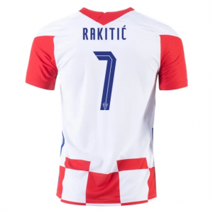 Jalkapallo pelipaidat Kroatia Ivan Rakitic 7 Koti UEFA Euro 2020 – Lyhythihainen
