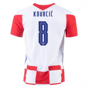 Jalkapallo pelipaidat Kroatia Mateo Kovacic 8 Koti UEFA Euro 2020 – Lyhythihainen