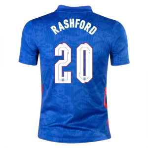 Jalkapallo pelipaidat Englanti Marcus Rashford 20 Vieras UEFA Euro 2020 – Lyhythihainen