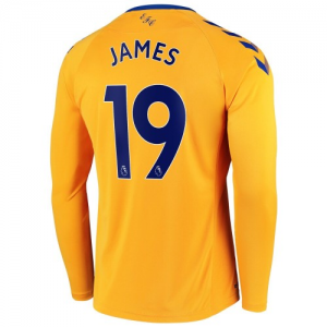 Jalkapallo pelipaidat Everton James Rodríguez 19 Vieras 2020 21 – Lyhythihainen