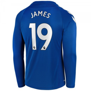 Jalkapallo pelipaidat Everton James Rodríguez 19 Koti 2020 21 – Pitkähihainen