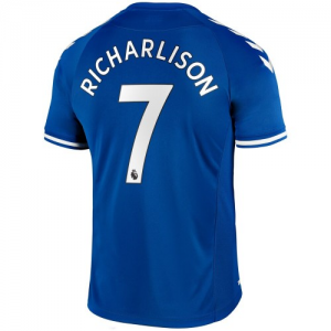 Jalkapallo pelipaidat Everton Richarlison 7 Koti 2020 21 – Lyhythihainen
