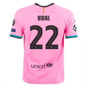 Jalkapallo pelipaidat FC Barcelona Arturo Vidal 22 Kolmas 2020 21 – Lyhythihainen