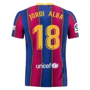 Jalkapallo pelipaidat FC Barcelona Jordi Alba 18 Koti 2020 21 – Lyhythihainen