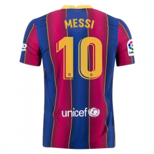 Jalkapallo pelipaidat FC Barcelona Lionel Messi 10 Koti 2020 21 – Lyhythihainen