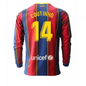 Jalkapallo pelipaidat FC Barcelona Philippe Coutinho 14 Koti 2020 2021 – Pitkähihainen