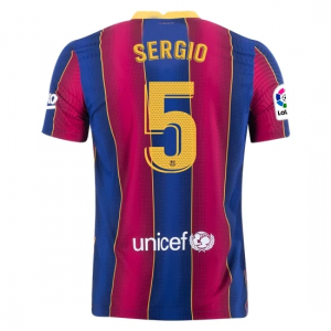 Jalkapallo pelipaidat FC Barcelona Sergio Busquets 5 Koti 2020 21 – Lyhythihainen