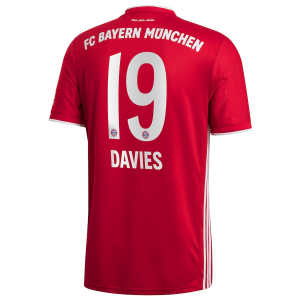 Jalkapallo pelipaidat FC Bayern München Alphonso Davies 19 Koti 2020 21 – Lyhythihainen