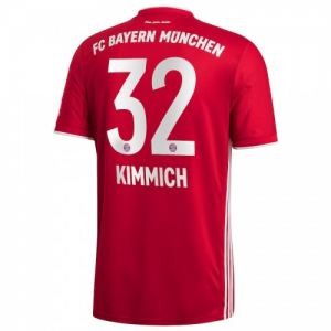 Jalkapallo pelipaidat FC Bayern München Joshua Kimmich 32 Koti 2020 21 – Lyhythihainen