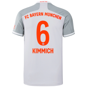 Jalkapallo pelipaidat FC Bayern München Joshua Kimmich 6 Vieras 2020 21 – Lyhythihainen