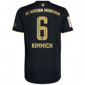 Jalkapallo pelipaidat FC Bayern München Joshua Kimmich 6 Vieras 2021-22 – Lyhythihainen
