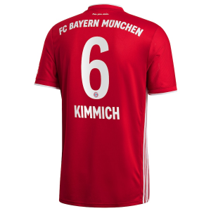 Jalkapallo pelipaidat FC Bayern München Joshua Kimmich 6 Koti 2020 21 – Lyhythihainen