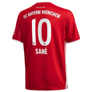 Jalkapallo pelipaidat FC Bayern München Leroy Sane 10 Koti 2020 21 – Lyhythihainen