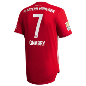 Jalkapallo pelipaidat FC Bayern München Serge Gnabry 7 Koti 2020 21 – Lyhythihainen