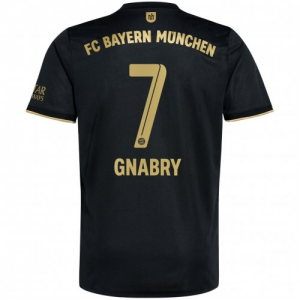 Jalkapallo pelipaidat FC Bayern München Serge Gnabry Vieras 2021-22 – Lyhythihainen