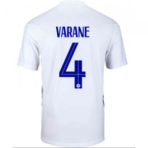 Jalkapallo pelipaidat Ranska Raphael Varane 4 Vieras UEFA Euro 2020 – Lyhythihainen