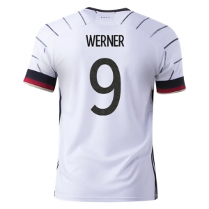 Jalkapallo pelipaidat Saksa Timo Werner 9 Koti UEFA Euro 2020 – Lyhythihainen