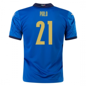 Jalkapallo pelipaidat Italia Andrea Pirlo 21 Koti UEFA Euro 2020 – Lyhythihainen