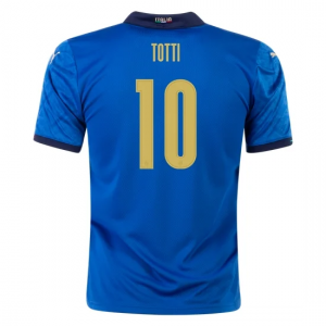 Jalkapallo pelipaidat Italia Jalkapallo pelipaidat Ranskasco Totti 10 Koti UEFA Euro 2020 – Lyhythihainen