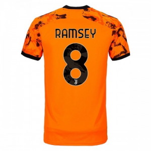Jalkapallo pelipaidat Juventus Matchtrojor Aaron Ramsey 8 Kolmas 2020 21 – Lyhythihainen