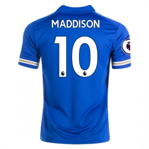 Jalkapallo pelipaidat Leicester City James Maddison 10 Koti 2020 21 – Lyhythihainen