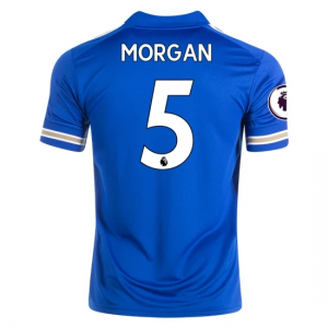 Jalkapallo pelipaidat Leicester City Wes Morgan 5 Koti 2020 21 – Lyhythihainen