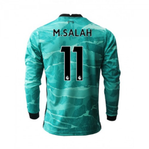 Jalkapallo pelipaidat Liverpool Mohamed Salah 11 Vieras 2020 21 – Pitkähihainen