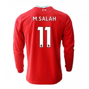 Jalkapallo pelipaidat Liverpool Mohamed Salah 11 Koti 2020 21 – Pitkähihainen