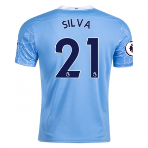 Jalkapallo pelipaidat Manchester City David Silva 21 – Lyhythihainen Koti 2020 21 – Lyhythihainen